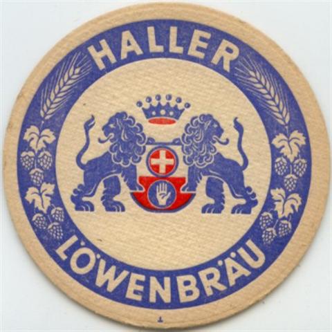 schwbisch hall sha-bw haller rund 1ab (215-haller lwenbru-blaurot) 